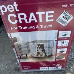 Brand New Medium Black Collapsable Pet Crate