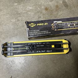 24 in. Ceramic and Porcelain Professional Tile Cutter with 7/8 in. Scoring Wheel with Ball Bearings