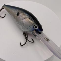 Custom Painted Lucky Craft Flat CB-20, Flashy Shad Color Shift Pattern 