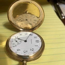 1912 Waltham Pocket Watch — Solid 14K Gold — Museum-Level Condition