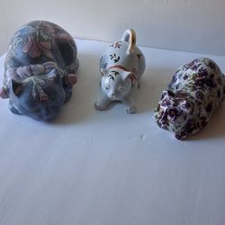 Chinese Cats Flowery 
