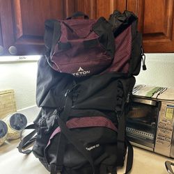 Teton 65L Hiking Backpack 