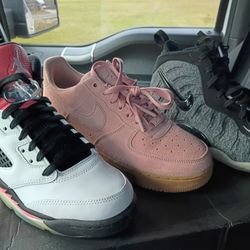 JORDAN 5s AIR FORCE 1 WOOL FLEECE FOAMPOSITE