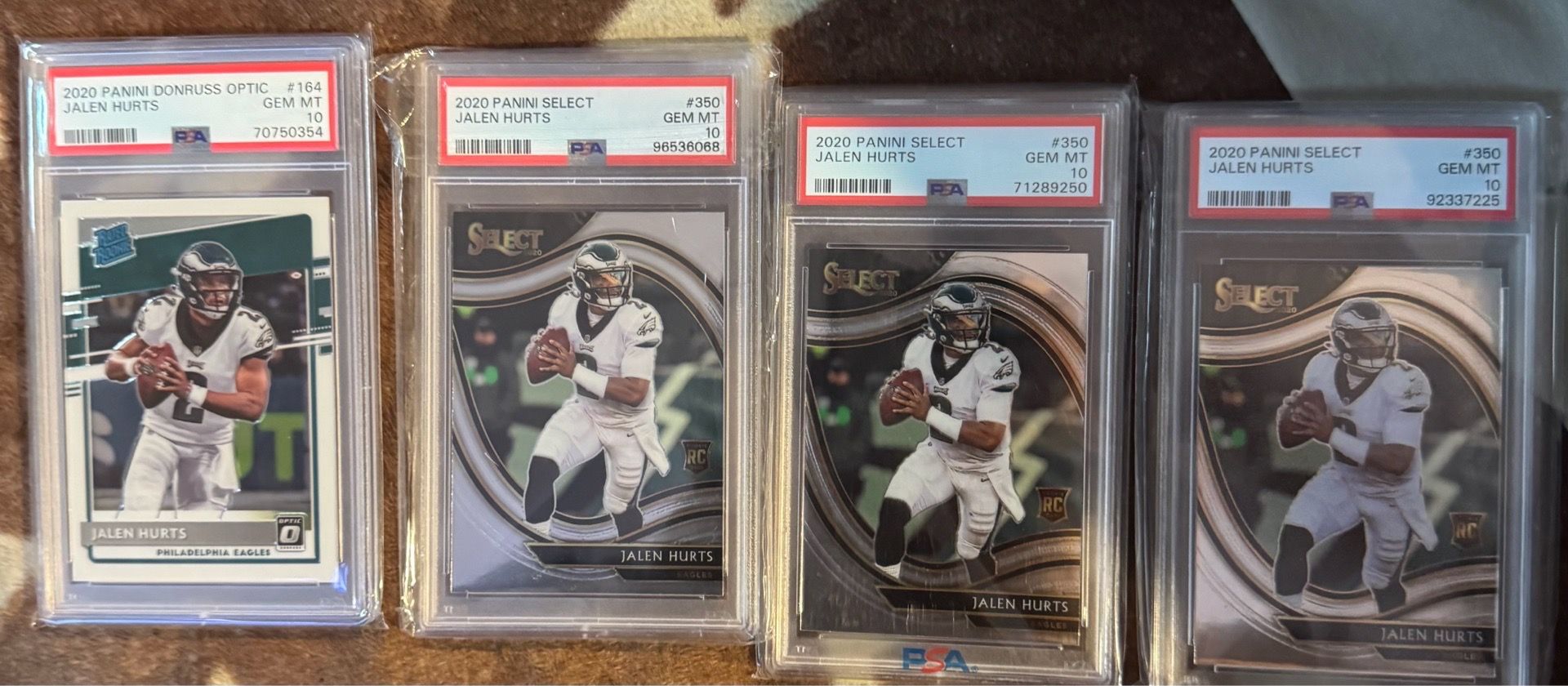 Jalen Hurts Rookie Cards PSA 10 Graded