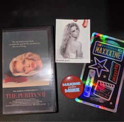 MaXXXine The Puritan 2 VHS Case Alamo Drafthouse Exclusive Ltd. Ed Mia Goth
