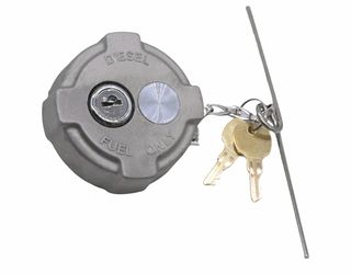 Fokes Locking Diesel Fuel Cap 2 3/8" Compatible with Freightliner M2 Small Semi Box Trucks Fuel Tank, Semi Truck Tank Locking Gas Cap Replace FTA-C-13