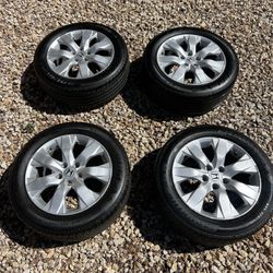 Honda Accord Civic 17 inch rims 5x114.3 5x4.5 tires 225/55r17 also fit Acura 