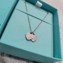 Tiffany & Co. Return To Tiffany Double Heart Tag Pendant