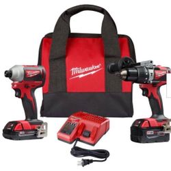 Milwaukee M18 Brushless 2 Tool Combo Kit 