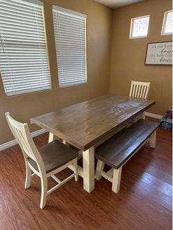 Kitchen table and kids chair and table for sale