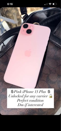 Pink iphone 15 plus