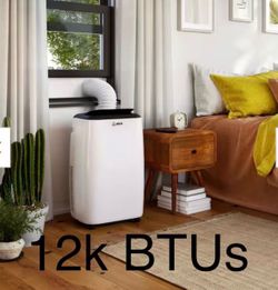 Airo Comfort 12,000 BTU (8,000 BTU DOE) Portable Air Conditioner Cools and dehumidifier 550 sq. ft.
