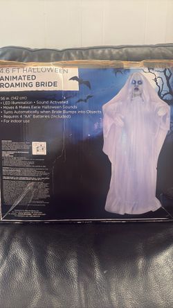 Halloween animated bride