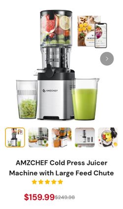 AMZCHEF Cold Press Juicer