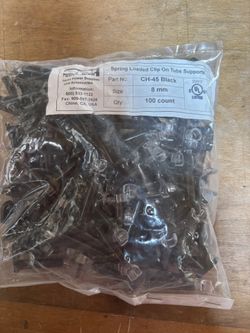 CPI  Black Tube Support Clips