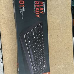 Cyber power, PC ready play wired gaming keyboard