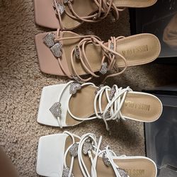 Heart Wrapped Heels  Size 6 In Women