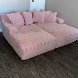 Pink Cloud Couch Sofa Soft