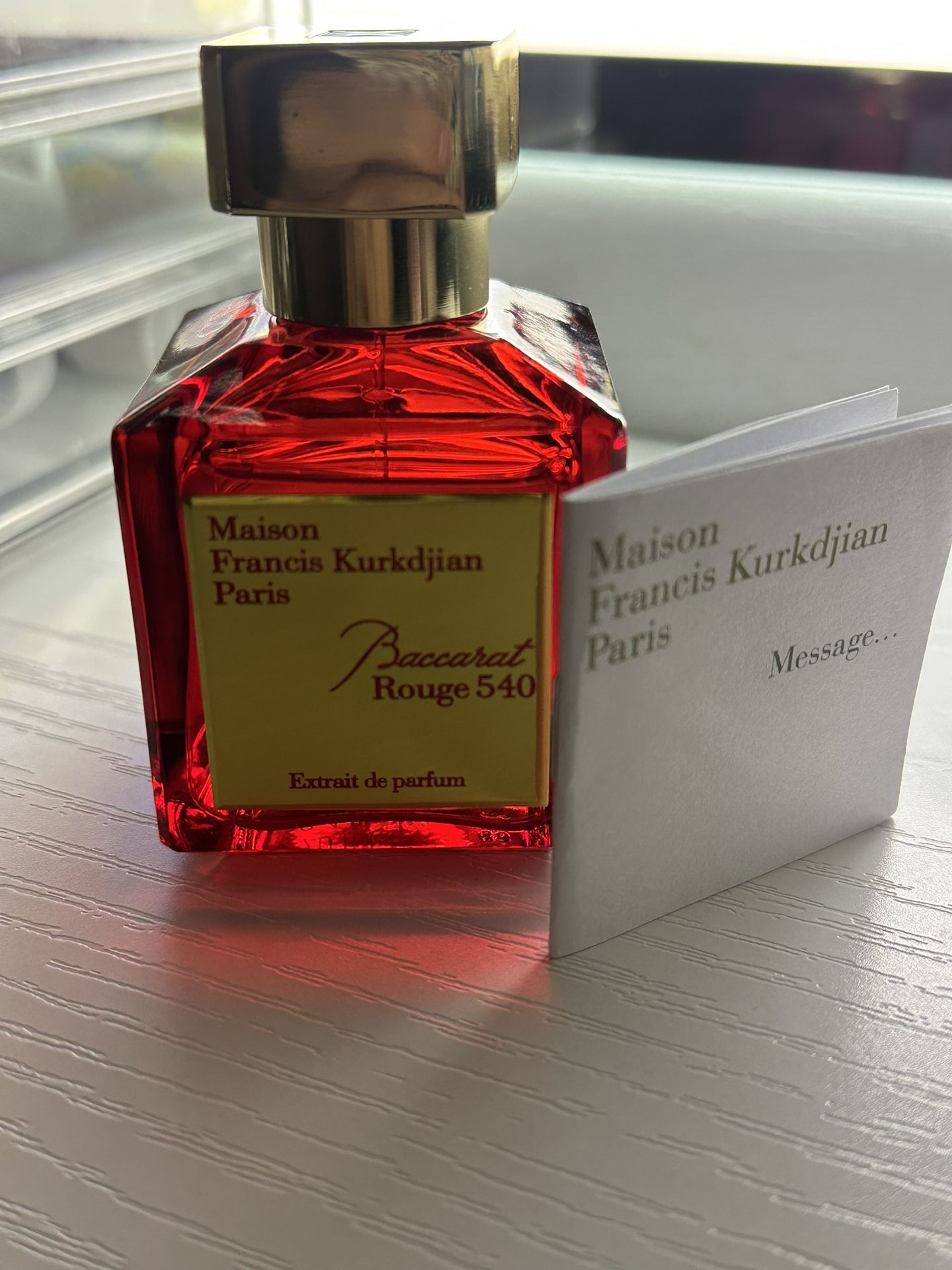Baccarat Rouge 540 (high Quality 1:1)