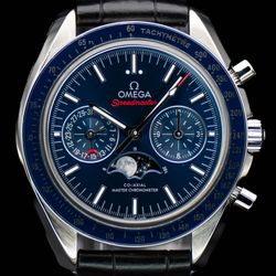 Omega Speedmaster Moonphase Moonwatch Blue 304.33.44.52.03.001