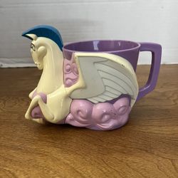 1997 Disney Hercules Pegasus Children's 3D Character Drinking Cup Mug