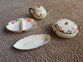 Vintage Franciscan Desert Rose Serving Pieces