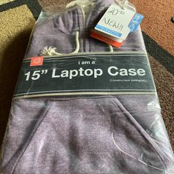 15”laptop case  Sweatshirt  Padded  New 