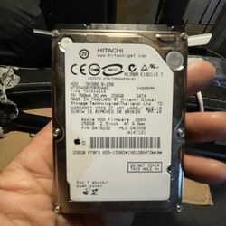 2 MacBook Hard Drives 750 Gig And A Hitachi 250 Gig 