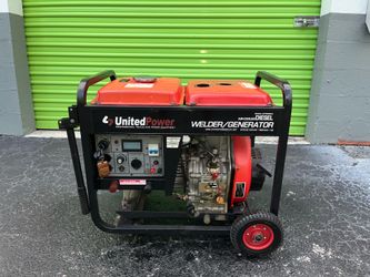 FOR SALE: UNITED POWER 7.5KW DIESEL WELDER / GENERATOR • ELECTRIC START • 120V/240V • 3000 FIRM