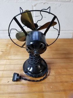 Star-Rite Nickel Plated Brush Motor Antique Fan 