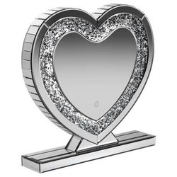 ~Heart Shaped Table Mirror For Vanity Desk or Dresser~