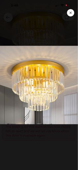 Chandelier gold