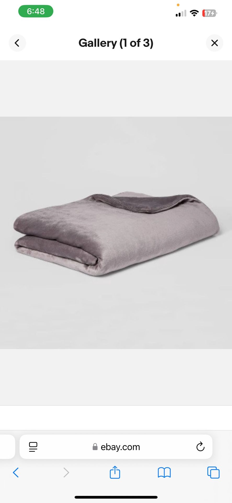 Grey Weighted Blanket
