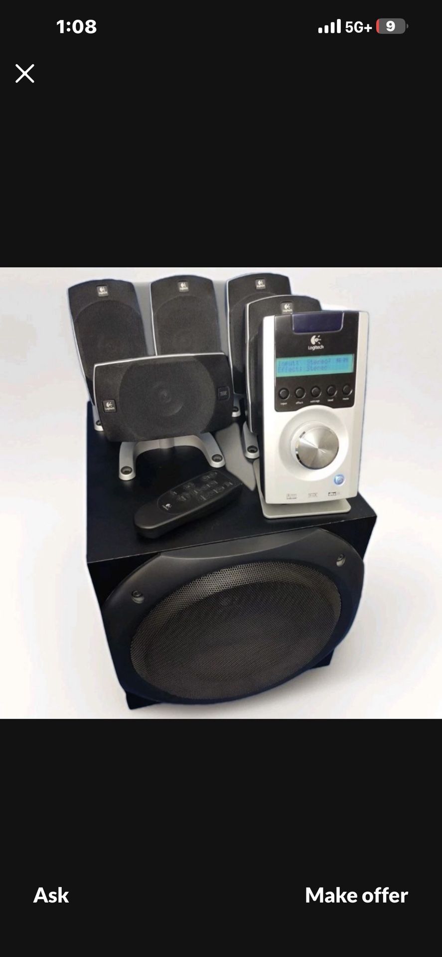 LogitechTHX-Certified Surround Sound Speaker System