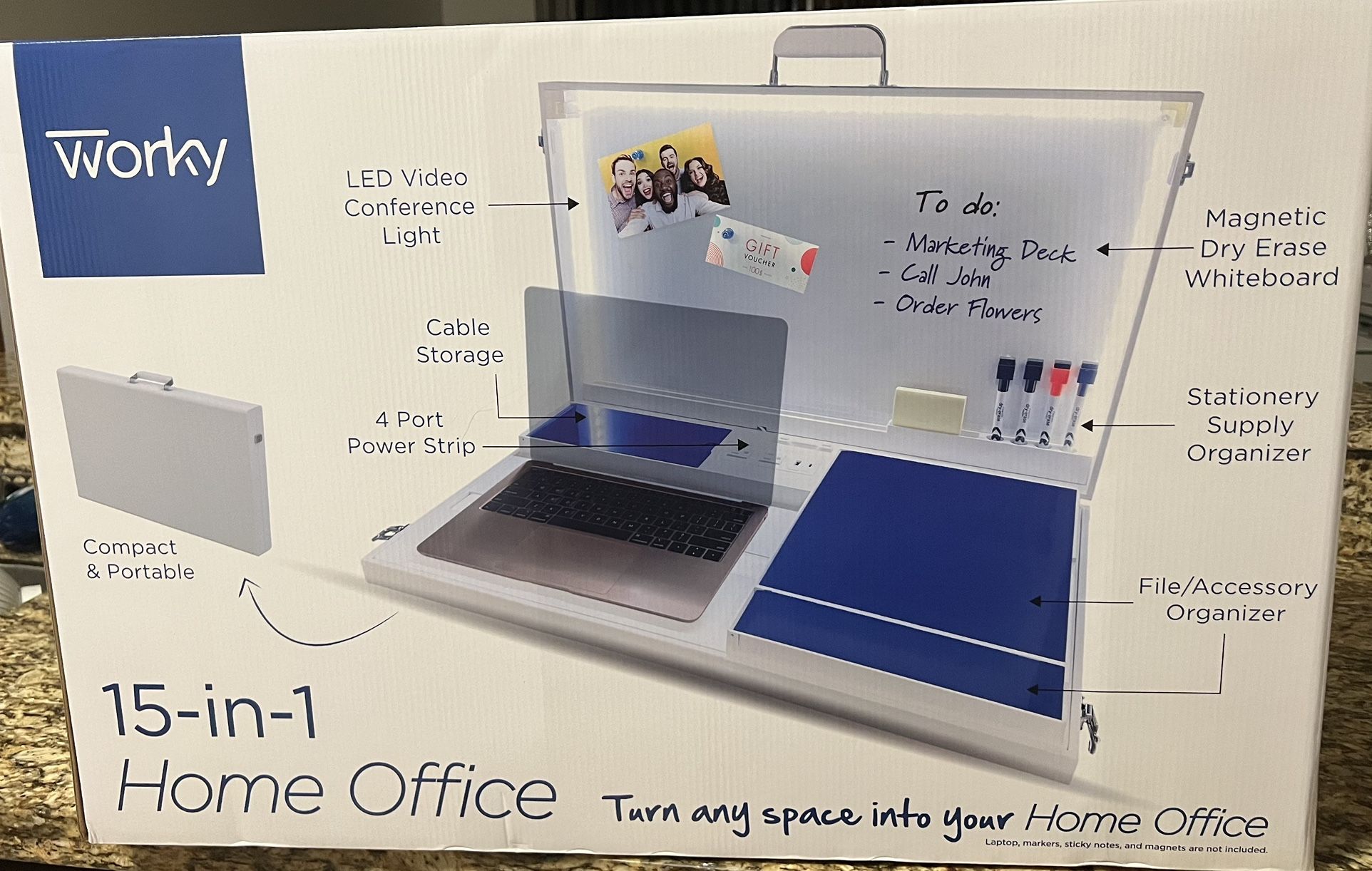 WORKY 15-IN-1 HOME OFFICE