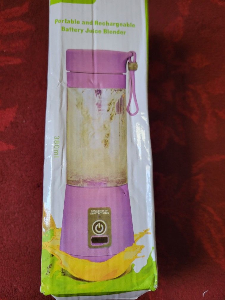Portable & Rechargeable Battery Juice Blender. New