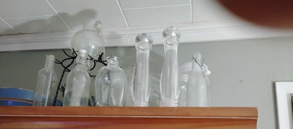 Assortment Of Clear Objects Figurines Vintage