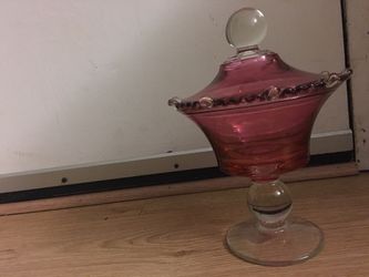 Rose glass vase