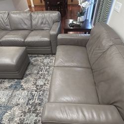 Leather Sofa 