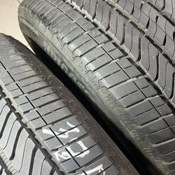 275/50/22. Two Used Bridgestone Alenza Tires Good Tread.