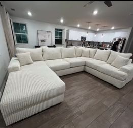(ANY COLOR) Brand new custom corduroy sectional set