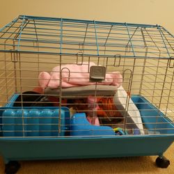 Guinea Pig Cage & Extra Accessories