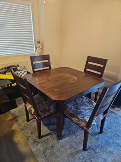 Table and chairs