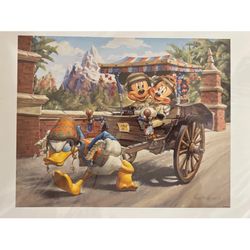 Disney Greg McCullough print 14x18 Animal Kingdom Expedition 