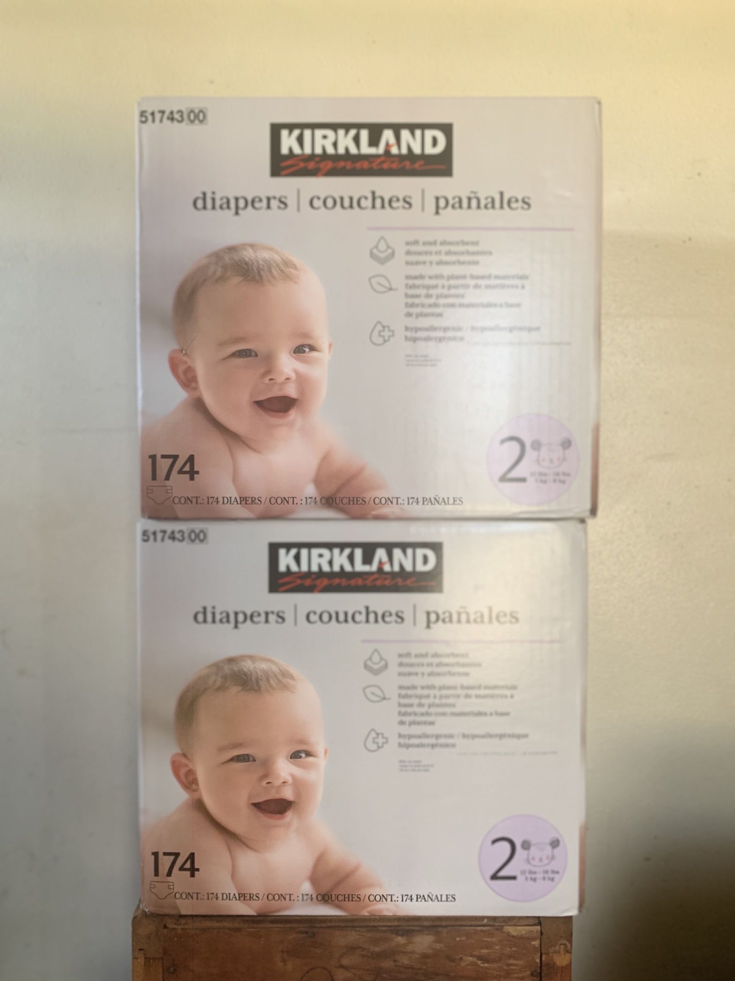 4 Boxes Of Diapers Huggies Kirkland And. Honest 