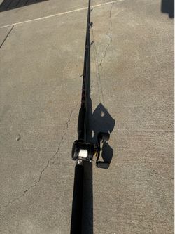 Daiwa Millionaire Classic 250 conventional reel paired with a Berkley Power Pole 7’ Medium Heavy casting rod.