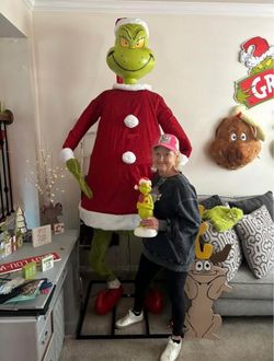 9 FT GIANT ANIMATED DR SEUSS GRINCH CHRISTMAS PROP ANIMATRONIC
