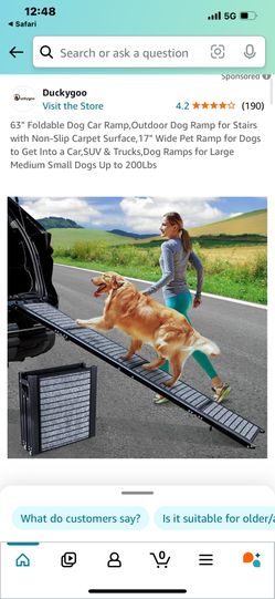 Duckygoo Portable Dog Ramp
