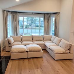 Beige Sectional 