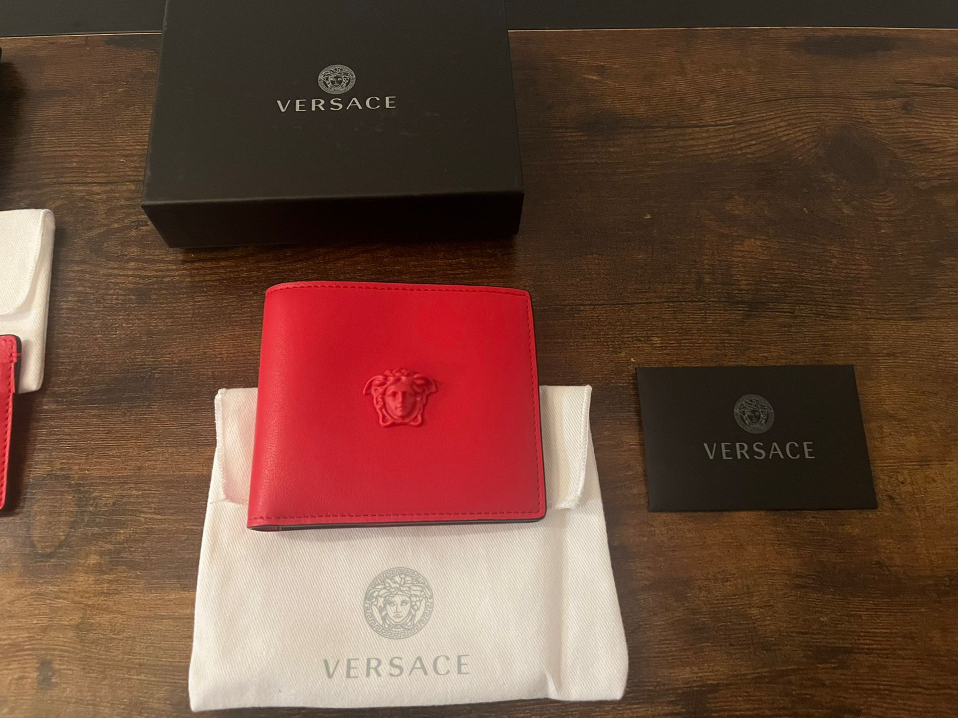 Mens Versace Wallet New